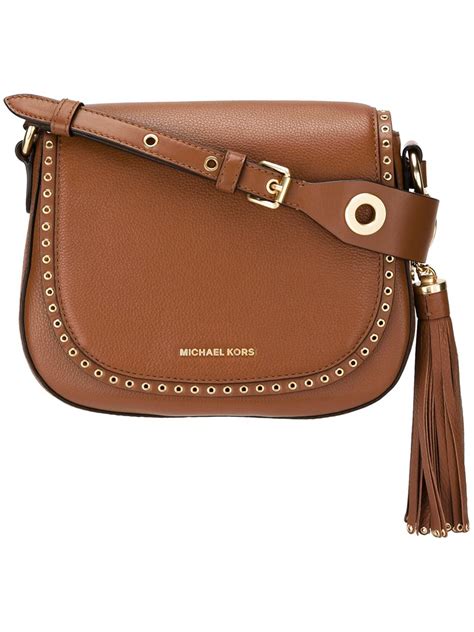 michael kors saddle crossbody bag.